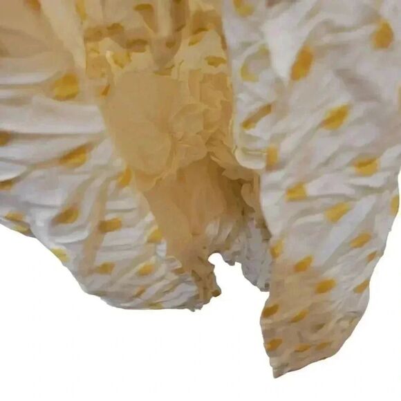 Sim & Sam Women's Ivory & Yellow Polka-dot Sundress NEW - Picture 7 of 14